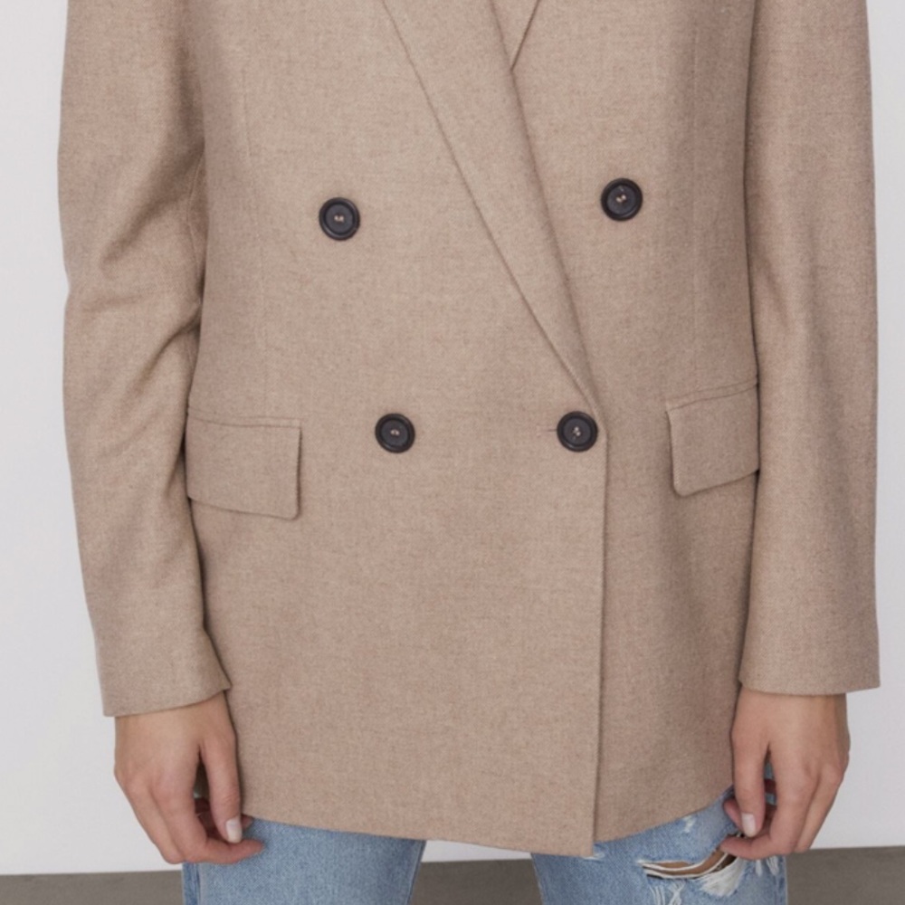 Zara Tan Blazer - Picture 8 of 16